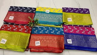 Latest Dola silk saree Rs650 free shipping WhatsApp 9347037011ytshorts livestream livesarees [upl. by Vidal306]