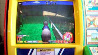 Namco Final Furlong 2 Arcade Machine in Play Crazy Horse Racing [upl. by Del]