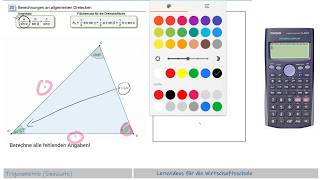 Wiederholung Trigonometrie Sinussatz  Einstieg  Übungsaufgaben [upl. by Analart]