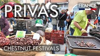 CHESTNUT FESTIVAL IN PRIVAS  EXPLORING THE FLAVORS AND CULTURE OF ARDÈCHE [upl. by Rehpotsyrk]