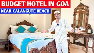 Budget Hotel Near Calangute Beach Goa  Best Location  Budget Hotels in North Goa  Hotel in Goa [upl. by Assirhc]