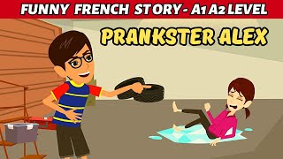 Funny Pranks on Friends  Funny French Story for Beginners  Conversation en Français [upl. by Candide837]