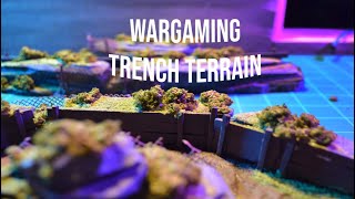 Forest Trench Terrain Building \ 28mm Wargaming Scale [upl. by Mokas]