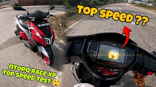 ntorq race xp top speed test after 5 service 😲 hyper anku 🚨⚠️ [upl. by Irehj804]