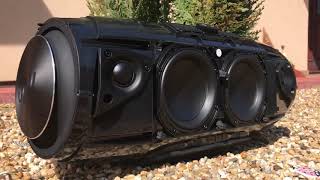 Xtreme Bass test  JBL Boombox [upl. by Ardnauqal]