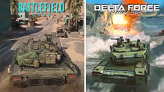 Delta Force Hawk Ops vs Battlefield 2042  Details and Graphic Comparison [upl. by Anwad]