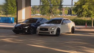 Infiniti Q50 37 vs 30T POV [upl. by Baryram203]