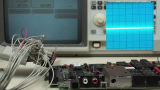 Tandy TRS80 Coco 3 Motherboard Repair Part 2 [upl. by Ylrahc]