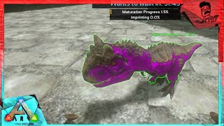 Ark Survival Evolved Mobile Mutated Allo Allosaurus Pack Hunting [upl. by Naoj457]