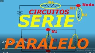 Circuito en serie y paralelo explicación como resolver ejercicios diferencias caracteristicas [upl. by Eenaj]