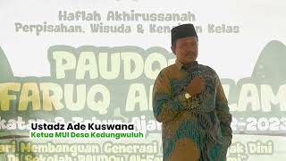 Sambutan amp Dukungan Ketua MUI Desa Kedungwuluh Untuk PAUDQu AlFaruq AlIslami Padaherang [upl. by Eelamme252]