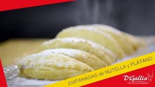 Aprende con D´Gallia  Empanadas de Nutella y Plátano [upl. by Selene442]