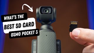 The BEST Micro SD CARDS for the DJI OSMO POCKET 3 [upl. by Martinez688]