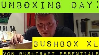 ✔UNBOXING DAY Bushbox XL von Bushcraft Essentials [upl. by Penn]