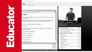 HTML Lesson Your First Web Page [upl. by Enattirb]