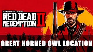 Red Dead Redemption 2 Great Horned Owl Location [upl. by Alfonso]