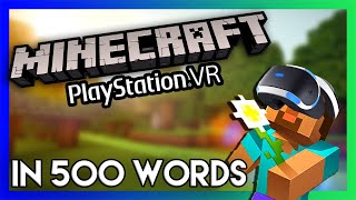 Minecraft PSVR Review in 500 Words [upl. by Frannie1]