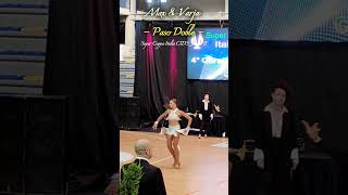 Paso Doble Frosinone dancesportcompetition dancesport dancesports pasodoble ballroomdance [upl. by Notnroht]