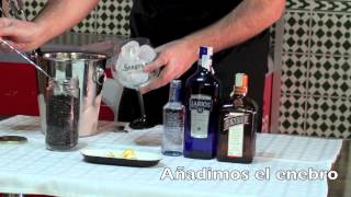 como preparar un gin tonic de larios 12 con naranja [upl. by Kantos]