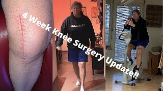 Update 4 Weeks Post Op Knee Replacement [upl. by Giuseppe]