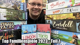 Die besten Familienspiele und Brettspiele im Jahr 2023  Teil 1 [upl. by Addis]