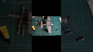 Building the Airfix A24B Banshee Douglas Dauntless SBD5 Airfix model modelplane scalemodel [upl. by Notxam]