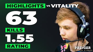 G2 m0NESY HIGHLIGHTS vs VITALITY  SEMI FINAL  BLAST Premier World Final 2024 [upl. by Rakso]