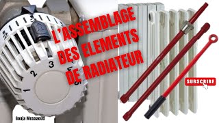 Montage et démontage des éléments de radiateur en fonte ou en aluminium [upl. by Suhail]