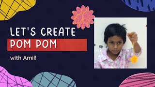 Super easy pom pom making idea Amilsarea 🧶🧶🧶🧶 [upl. by Anaejer]