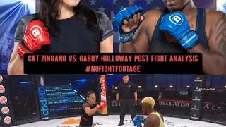 BELLATOR 245 Cat Zingano vs Gabby Holloway post fight analysis thefightfront [upl. by Nugent94]