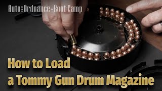 AO Boot Camp How to Load a Tommy Gun Drum Magazine [upl. by Akimed107]