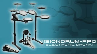 SOUNDCHECK VISIONDRUMPRO Electronic Drum Kit Amp Pack  Gear4music Drums [upl. by Zrike]