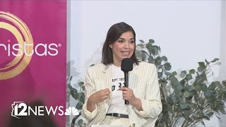 America Ferrera speaks at Valley event to empower Latinos to vote [upl. by Yelmene]