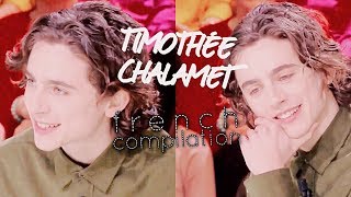 13 Minutes of Timothée Chalamet Speaking French [upl. by Napier271]