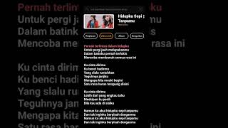 Hidupku sepi tanpamu lirikvidio lyrics music lirikmusik liriklagu cover storywa beranda [upl. by Featherstone]