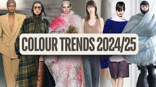 The Main FallWinter 202425 Colour Trends  outfit ideas [upl. by Orbadiah]