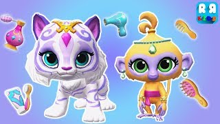 Play Fun and Make Up your Pets with Tala and Nahal Shimmer and Shine Genie Games [upl. by Nahttam]