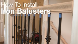 How To Install Iron Balusters [upl. by Trixie]