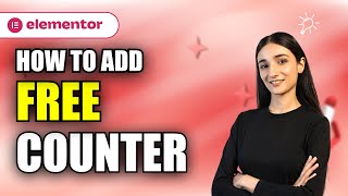 How to add FREE Counter Element  Elementor Tutorial [upl. by Fairweather]