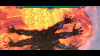 Asura The Destructor vs Gogen WyzenAsuras Wrath Game [upl. by Eboh]