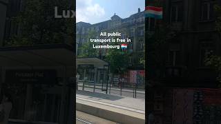 free Tram in Luxembourg shorts [upl. by Feucht]