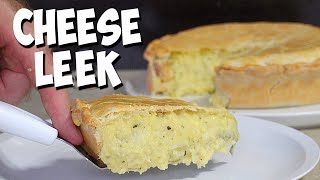 CHEESE LEEK amp POTATO PIE  How to make Cheese Leek and potato Pie  Homity Pie [upl. by Myrvyn]