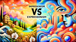 Contrasting Art Movements Impressionism Vs Expressionism [upl. by Oscar]