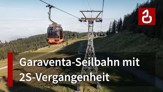 Kabinenbahn Kriens  Fräkmüntegg  Mit der Seilbahn Richtung Pilatus  Luzern  Vierwaldstättersee [upl. by Cela154]