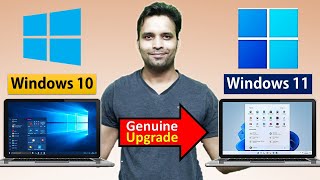 Windows 10 to Windows 11  Genuine Upgrade StepByStep [upl. by Sikata]