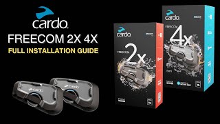 How to Install Cardo Freecom 2x amp 4x  StepbyStep Guide [upl. by Aileme]