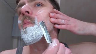 Straight Razor Sharpening and Test Shave CV Heljestrand no 7 58quot [upl. by Oninotna]