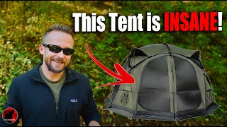 The MOST INSANE Tent I Have EVER Seen  LiteFighter Dragoon Tent [upl. by Redep582]