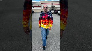 Fire and Smoke Tie Dye Shirt [upl. by Nove]