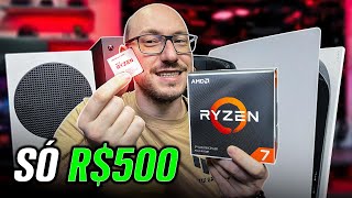 AMD Ryzen 7 3700X 500 reais e você tem o CPU do Playstation 5 e Xbox Series [upl. by Happy634]